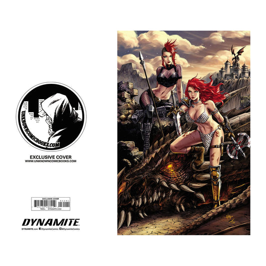 RED SONJA AGE OF CHAOS #3 UNKNOWN COMICS CREEES EXCLUSIVE VIRGIN VAR (03/18/2020) - Plastic Empire