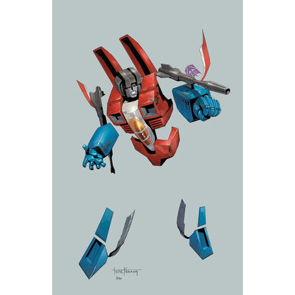 [Signed by Tyler Kirkham] Transformers #18 Unknown Comic Tyler Kirkham Negative Space Virgin Var [IN STOCK]