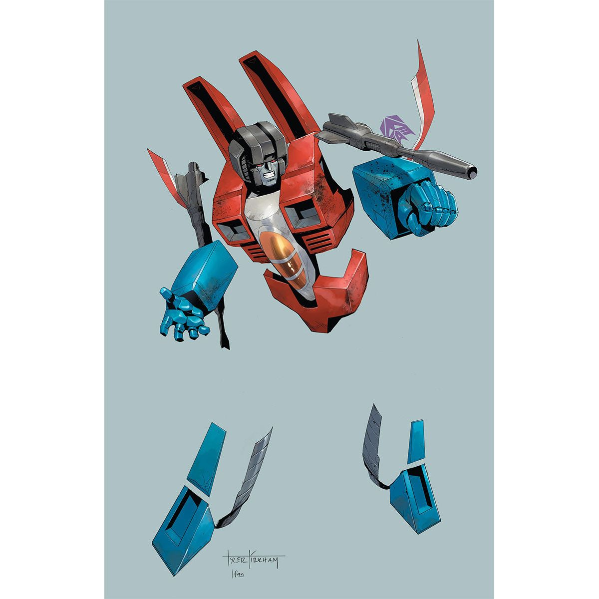Transformers #18 Unknown Comic Tyler Kirkham Negative Space Virgin Var (03/12/2025)