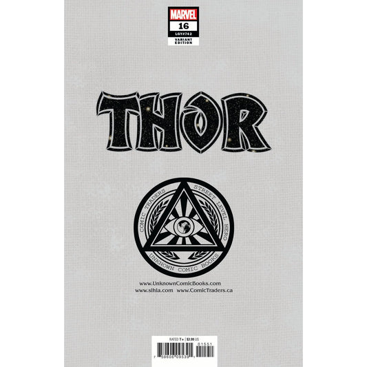 THOR #16 UNKNOWN COMICS GABIRELE DELL'OTTO EXCLUSIVE VAR (08/25/2021)
