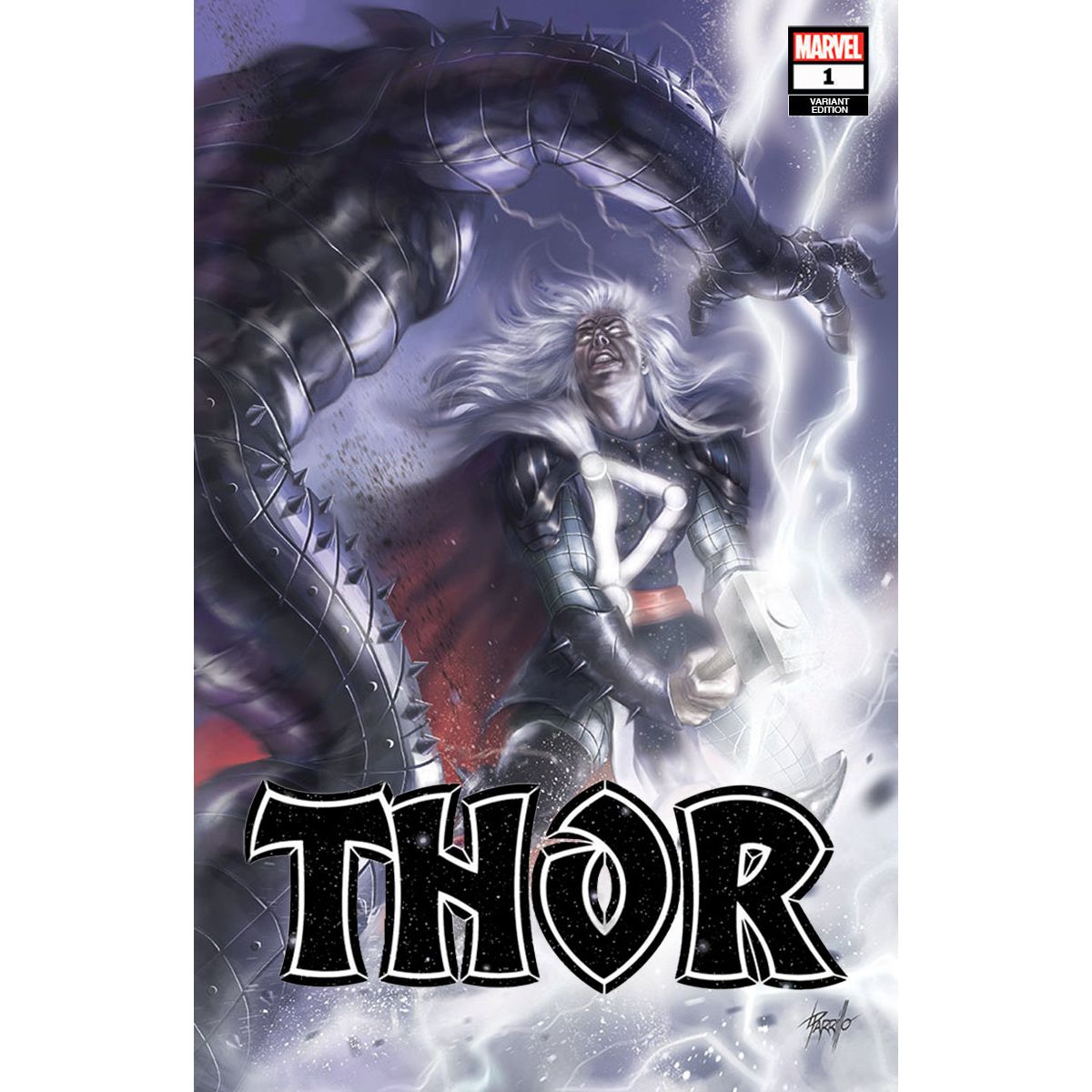 THOR #1 UNKNOWN COMICS LUCIO PARRILLO EXCLUSIVE VAR (01/01/2020)