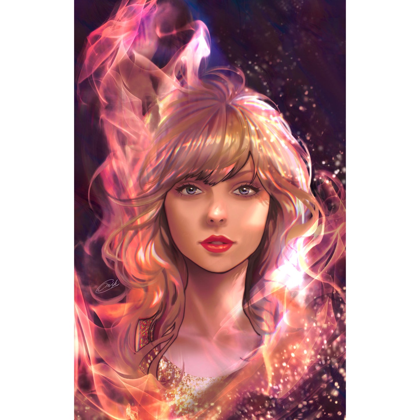 [CHROME] FEMALE FORCE TAYLOR SWIFT #2 THE SEQUEL UNKNOWN COMICS MIKI OKAZAKI EXCLUSIVE VAR ONLY 30 MADE