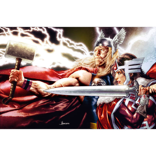 THOR #14 UNKNOWN COMICS JAY ANACLETO EXCLUSIVE VIRGIN VAR (04/14/2021) - Plastic Empire