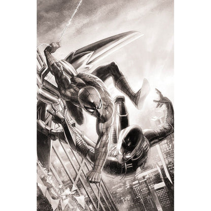 [Signed by Hickman] Ultimate Spider-Man #1 B&W CON VIRGIN Unknown Comics Matrazzo Exclusive Var [INST] 3rd PTG