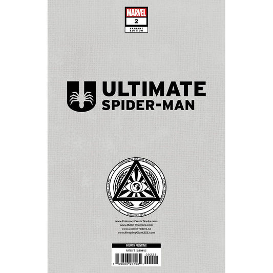 ULTIMATE SPIDER-MAN 2 UNKNOWN COMICS TYLER KIRKHAM  EXCLUSIVE [4TH PTG] VAR (06/05/2024)