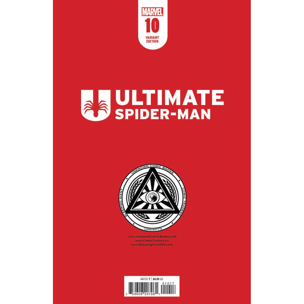 [2 PACK] ULTIMATE SPIDER-MAN #10 UNKNOWN COMICS MIGUEL MERCADO EXCLUSIVE VAR (10/16/2024)