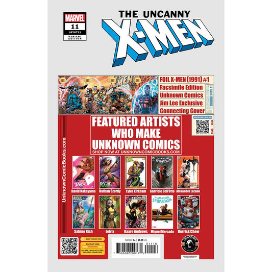 Uncanny X-Men #11 Unknown Comic Alexander Lozano Exclusive Var (03/05/2025) - Plastic Empire
