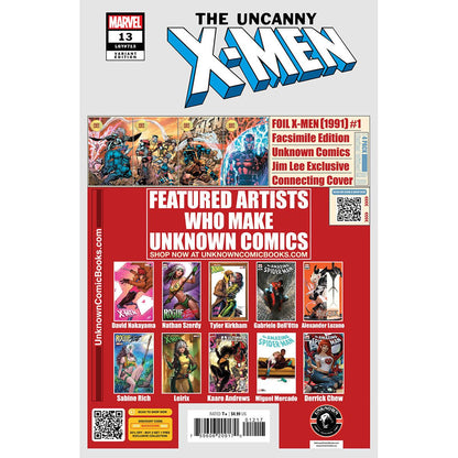 Uncanny X-men #13 Unknown Comics Alexander Lozano Exclusive Virgin Var (04/09/2025)