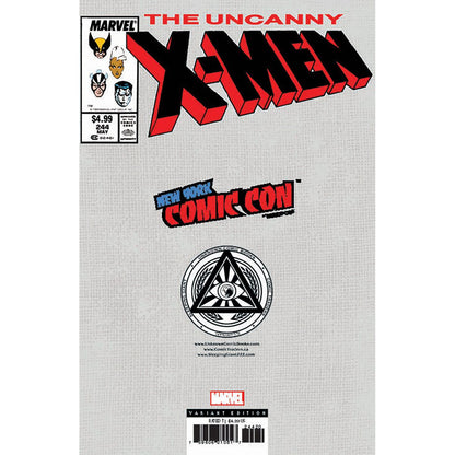 [Signed by Nathan Szerdy] [FOIL] UNCANNY X-MEN #244 FACSIMILE UNKNOWN COMICS NATHAN SZERDY EXCLUSIVE VIRGIN NYCC 2024 VAR [IN STOCK]