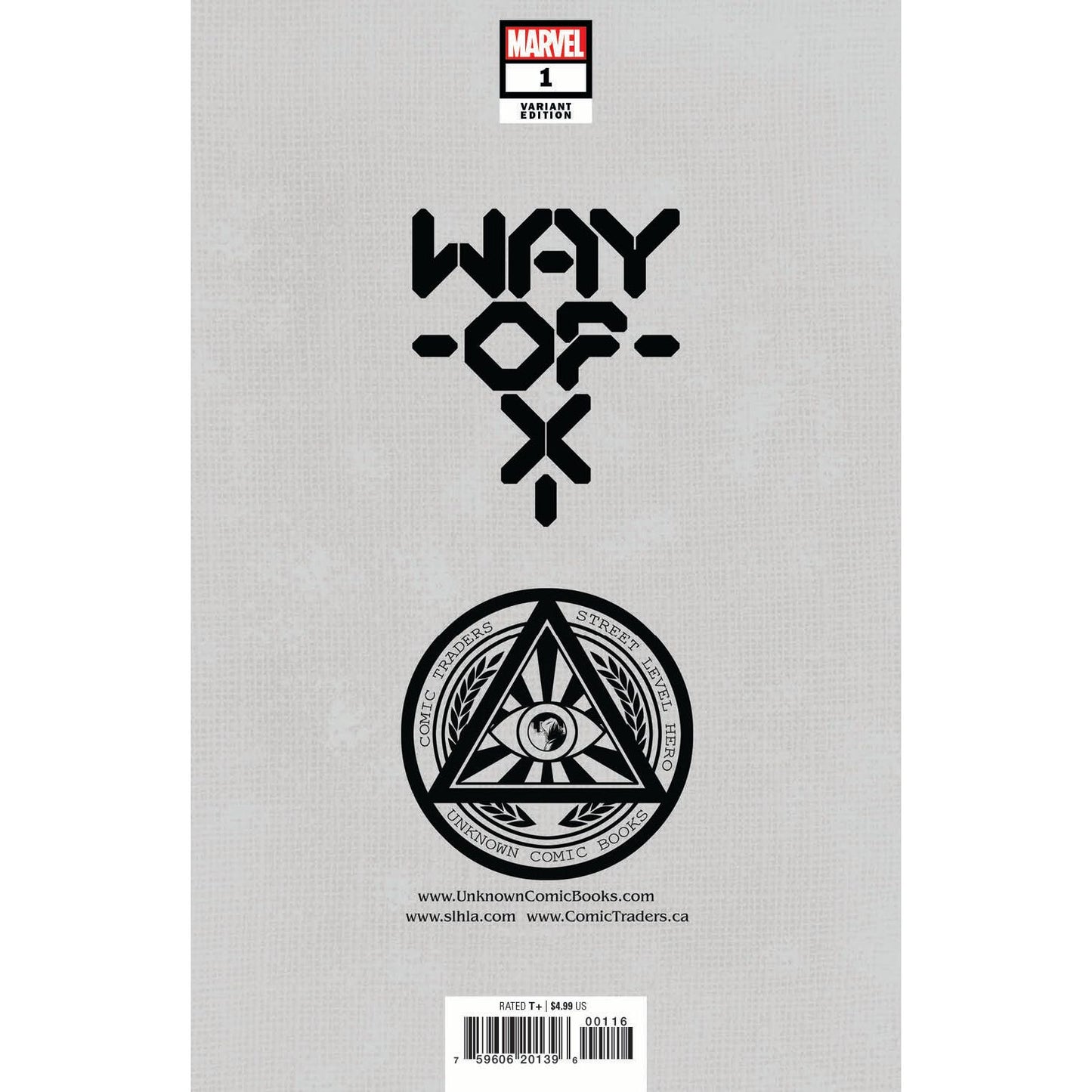 WAY OF X #1 UNKNOWN COMICS JAY ANACLETO EXCLUSIVE VAR (04/21/2021)