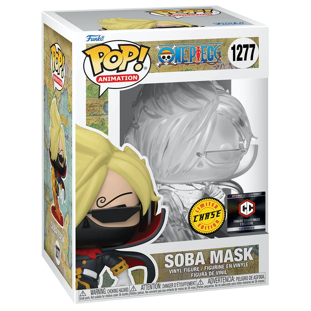 FUNKO POP! ONE PIECE SOBA MASK CHASE CHALICE COLLECTIBLES EXCLUSIVE 1277 IN STOCK