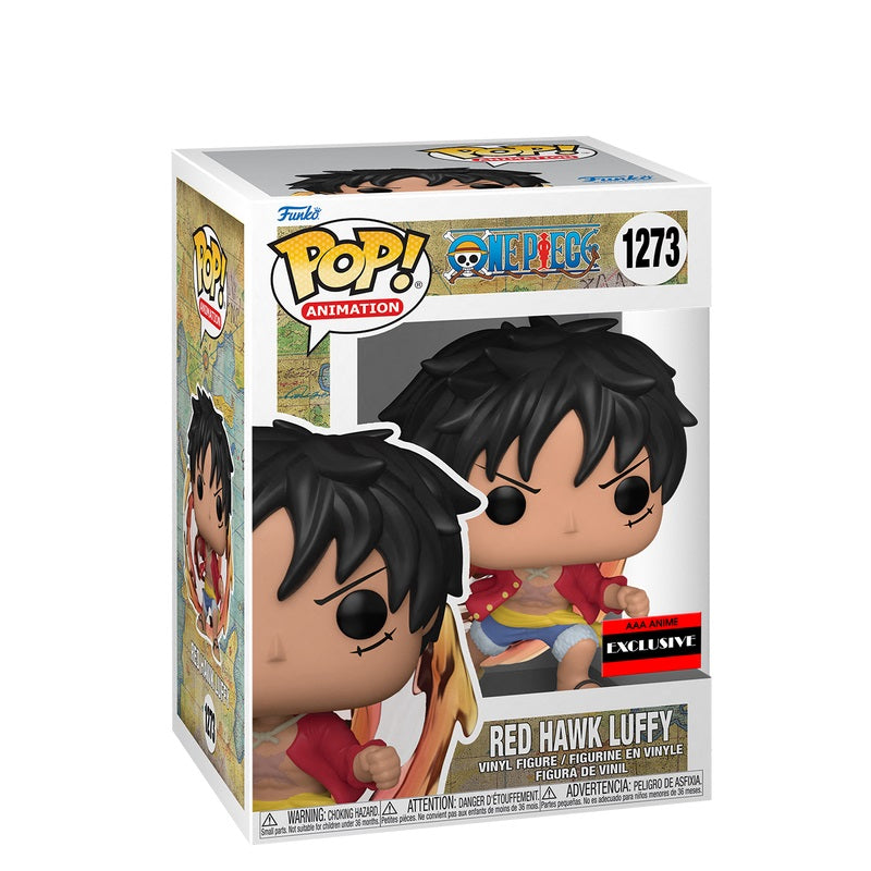 FUNKO POP! ONE PIECE RED HAWK LUFFY AAA ANIME EXCLUSIVE 1273 IN STOCK