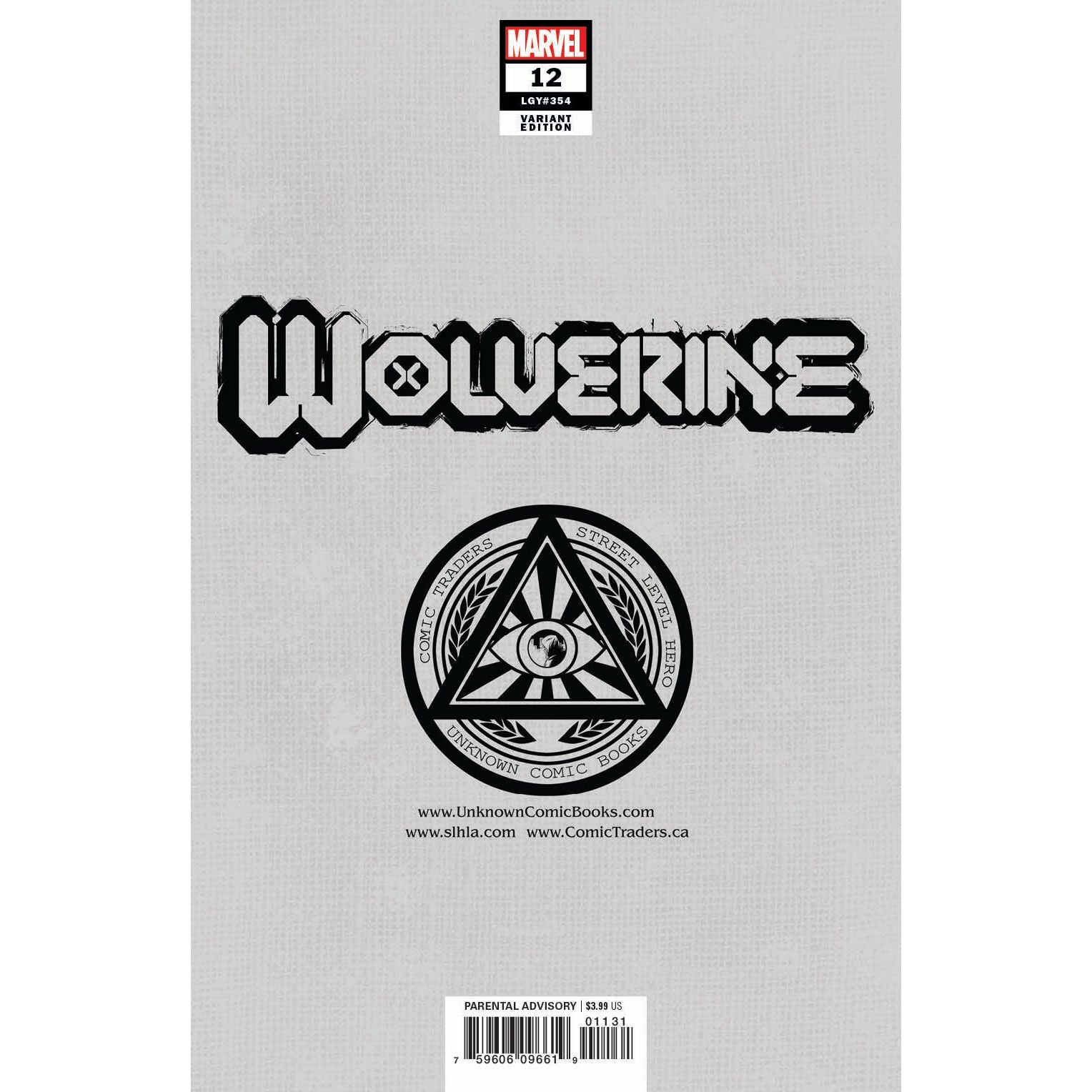 WOLVERINE #12 UNKNOWN COMICS MICO SUAYAN EXCLUSIVE VAR (05/19/2021) - Plastic Empire