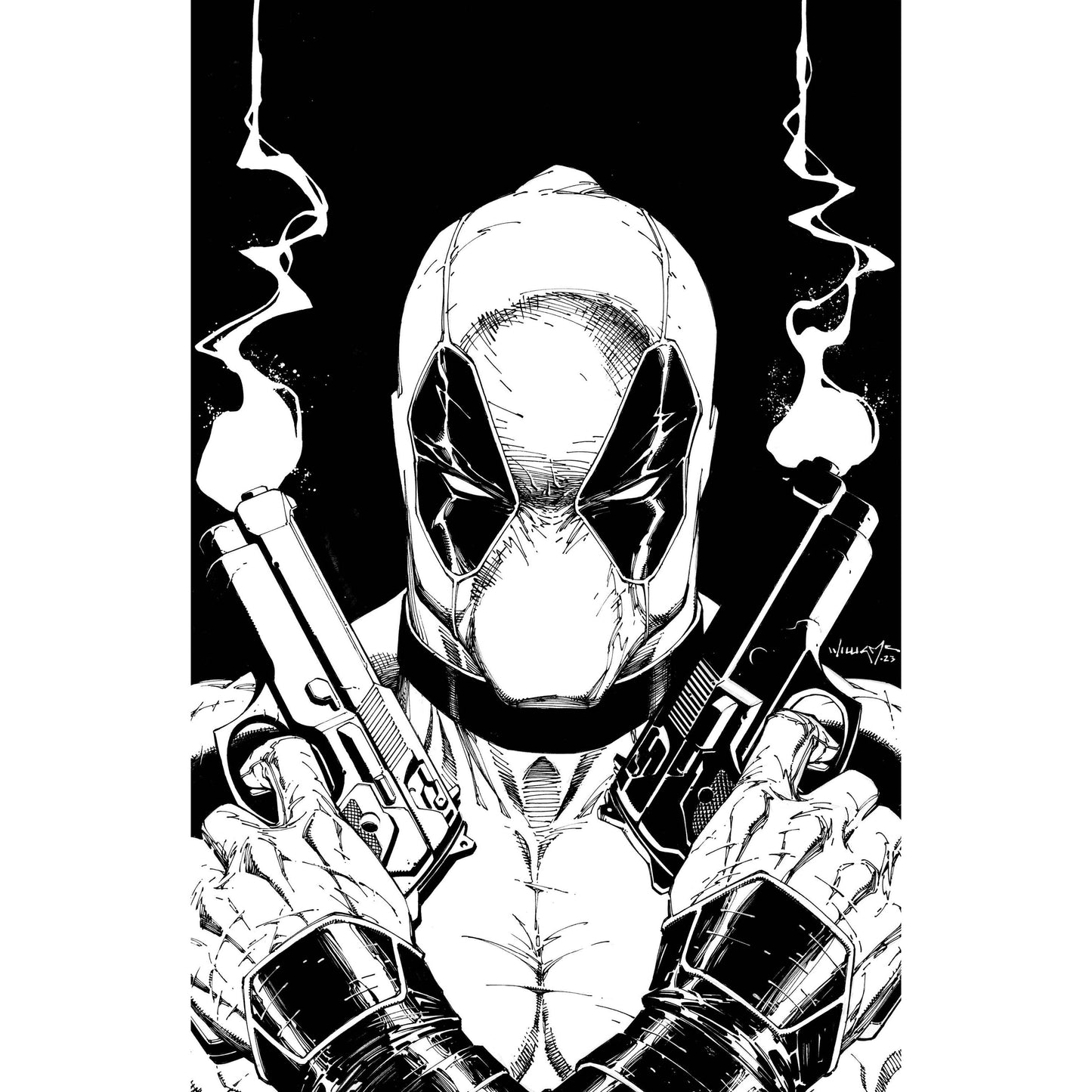 Wolverine #33 Virgin B&W Scott Williams Exclusive SDCC Limited Icon Var [INST]