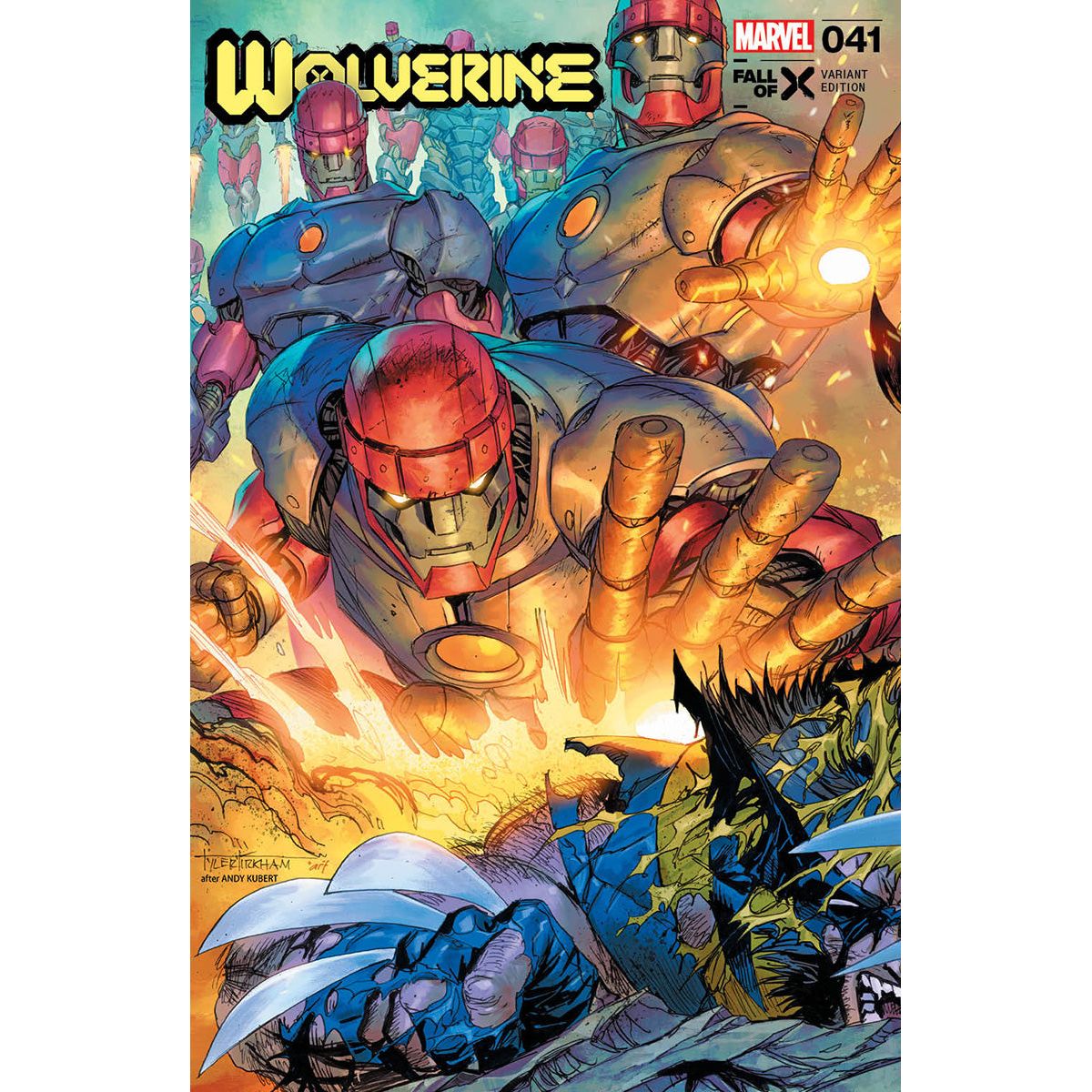 [Signed by Tyler Kirkham] WOLVERINE #41 Kirkham Unknown EXCL