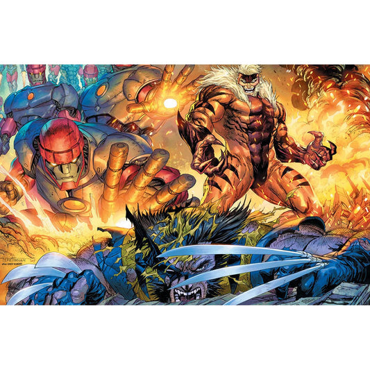 WOLVERINE #42 UNKNOWN COMICS TYLER KIRKHAM EXCLUSIVE 👉 [FULL LANDSCAPE] VIRGIN MEGACON VAR (02/14/2024) - Plastic Empire