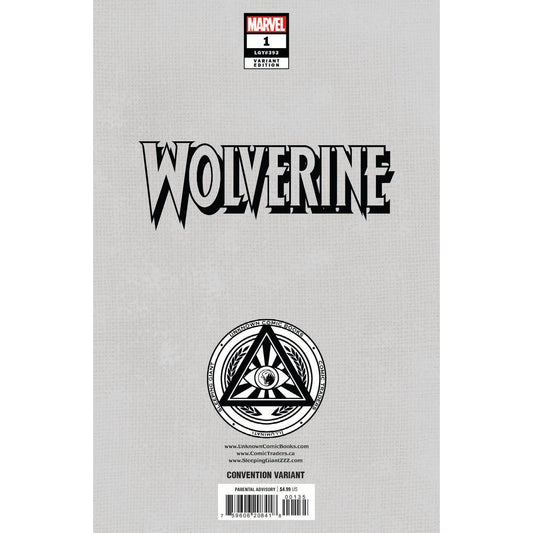 Wolverine #1 Unknown Comics Dell’Otto Exclusive Virgin Convention NYCC 2024 Var (10/23/2024)