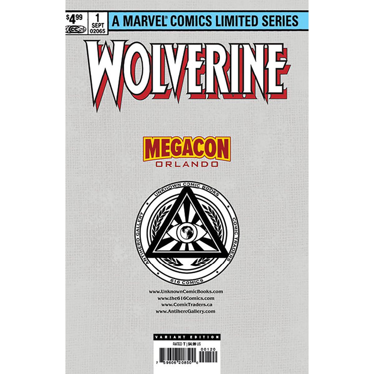 [Signed by Kaare Andrews] [FOIL] WOLVERINE BY CLAREMONT & MILLER #1 FACSIMILE EDITION [NEW PRINTING] UNKNOWN COMICS KAARE ANDREWS EXCLUSIVE MEGACON VAR [IN STOCK]