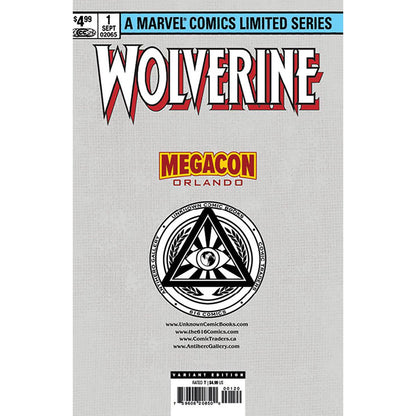 [Signed by Kaare Andrews] [FOIL] WOLVERINE BY CLAREMONT & MILLER #1 FACSIMILE EDITION [NEW PRINTING] UNKNOWN COMICS KAARE ANDREWS EXCLUSIVE MEGACON VAR [IN STOCK]