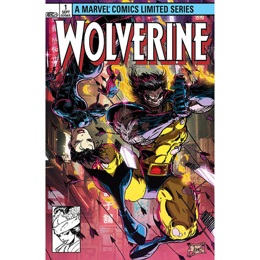 [Signed by Kaare Andrews] [FOIL] WOLVERINE BY CLAREMONT & MILLER #1 FACSIMILE EDITION [NEW PRINTING] UNKNOWN COMICS KAARE ANDREWS EXCLUSIVE MEGACON VAR [IN STOCK]