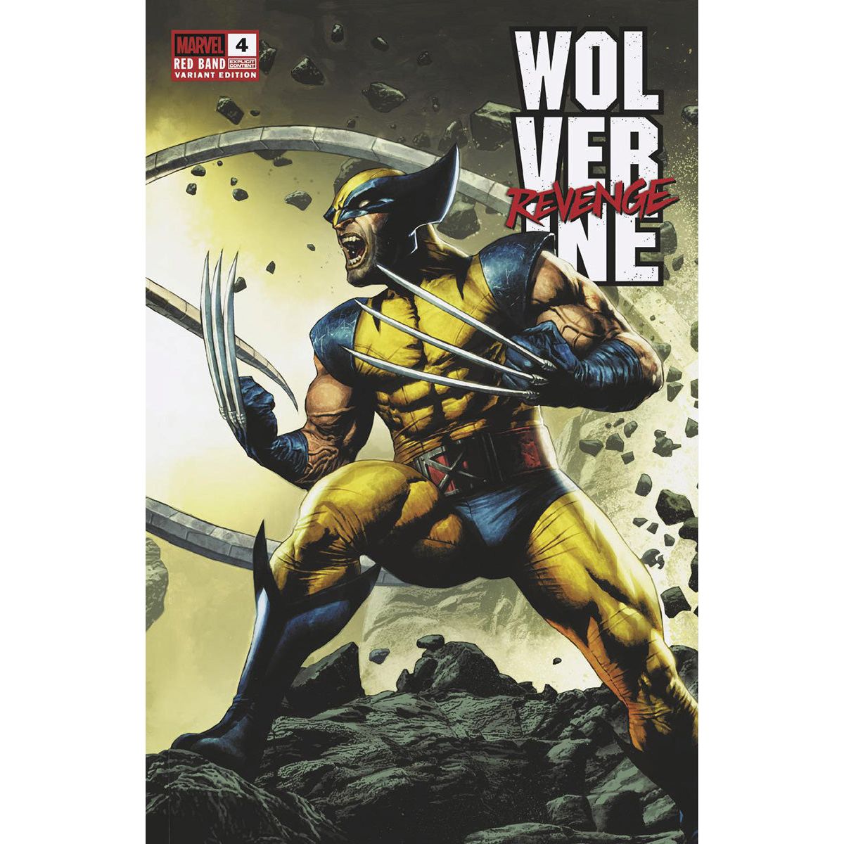 [2 Pack] Wolverine: Revenge - Red Band #4 Unknown Comics MICO SUAYAN Connecting Cover Exclusive Var [Polybagged] Explicit Content (01/22/2025)