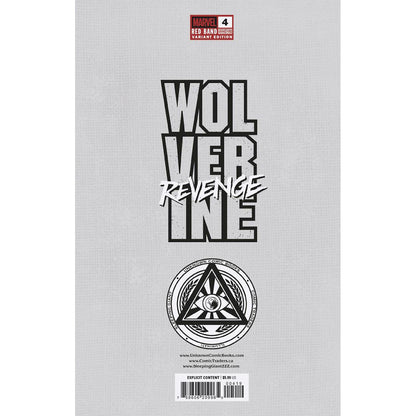 [Signed by Hickman] Wolverine: Revenge - Red Band #4 Unknown Comics Suayan Convention Exclusive Var Explicit Content [INST]
