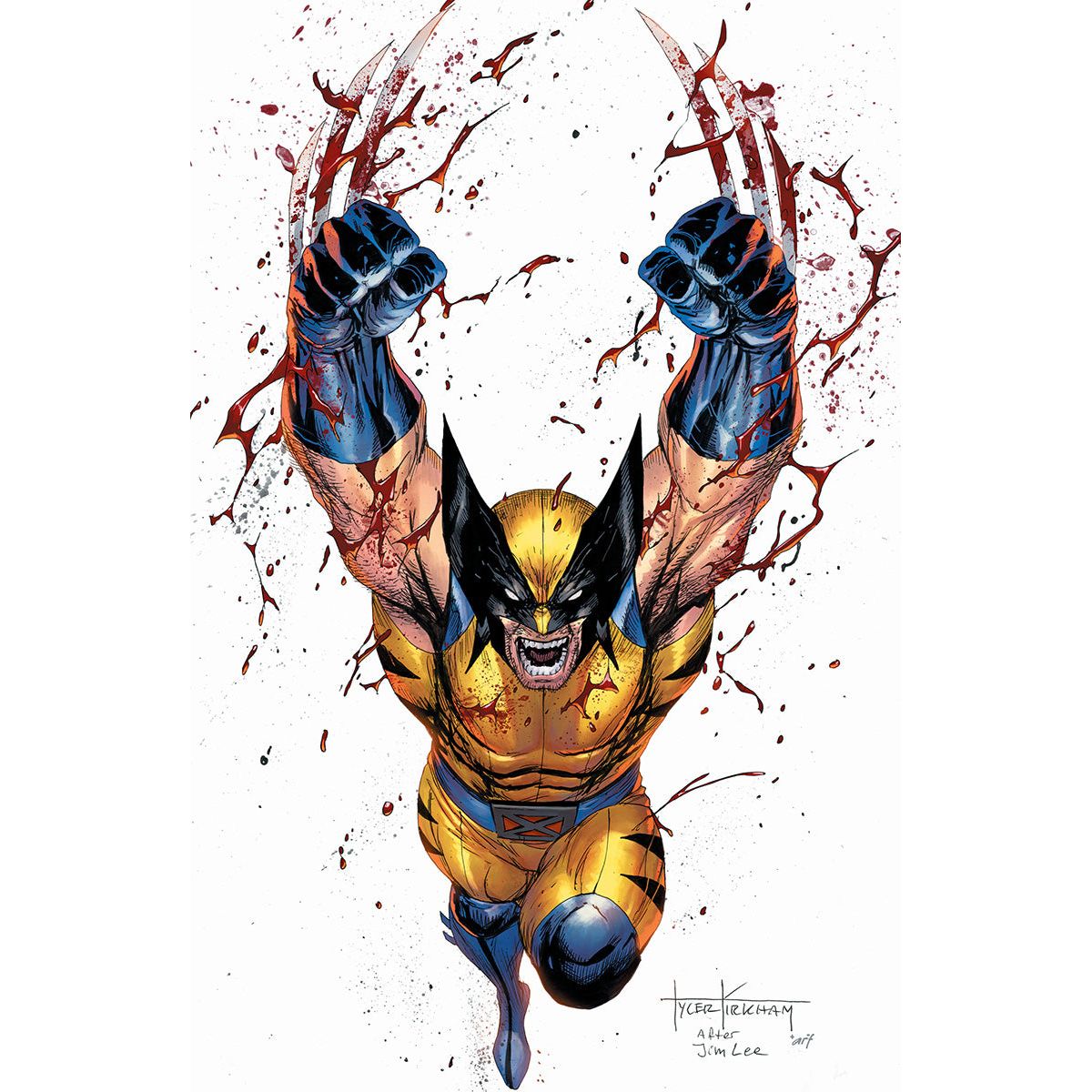 [Signed by Hickman] Wolverine: Revenge - Red Band #2 Virgin CON Unknown Comics Kirkham Exclusive Var Explicit Content [INST] - Plastic Empire