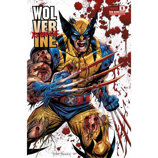Wolverine Revenge #5 Red Band Unknown Comics Exclusive Tyler Kirkham BATTLE DAMAGED Var [Polybagged] Explicit Content (03/26/2025)