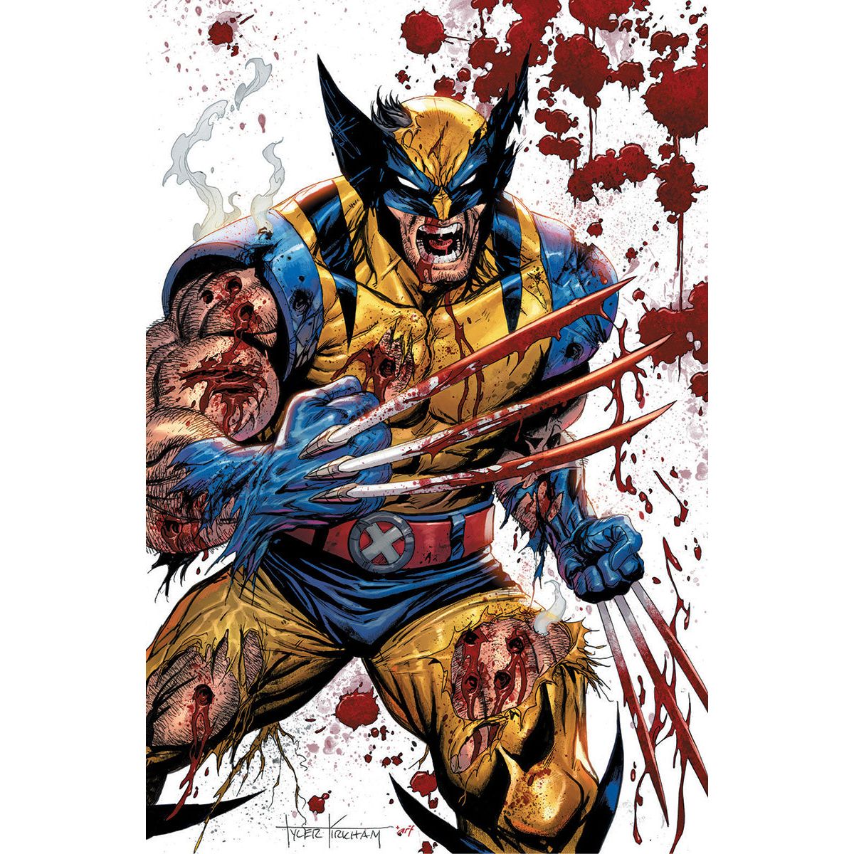[Signed by Tyler Kirkham] Wolverine Revenge #5 Red Band Unknown Comics Exclusive Tyler Kirkham Virgin Var [Polybagged] Explicit Content [IN STOCK]