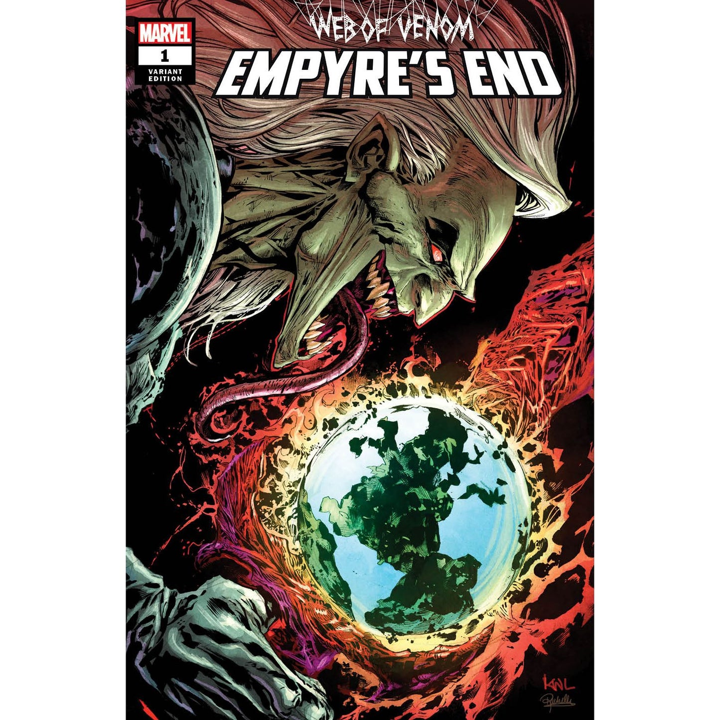 WEB OF VENOM EMPYRES END #1 UNKNOWN COMICS KEN LASHLEY EXCLUSIVE VAR (10/14/2020) (11/04/2020)