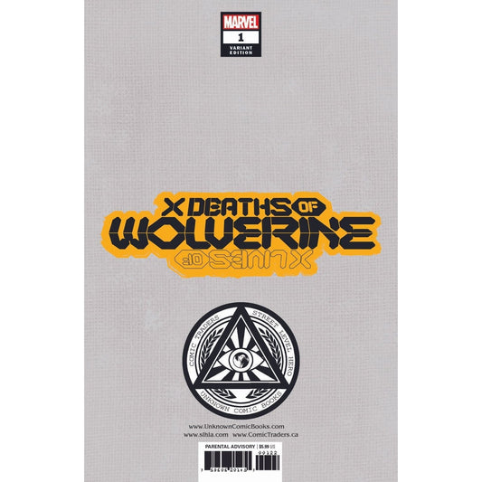 X Deaths Of Wolverine 1 Unknown Comics Tyler Kirkham Exclusive Var (01/26/2022)