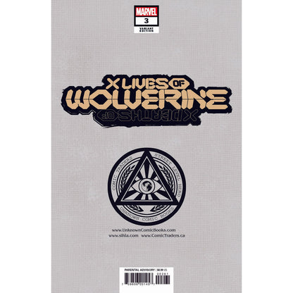 X Lives Of Wolverine 3 Unknown Comics Alan Quah Exclusive Var (02/16/2022)