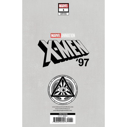 X-Men '97 #1 Unknown Comics Marvel Animation 3Rd Printing Exclusive Virgin Variant (06/26/2024) (08/07/2024)