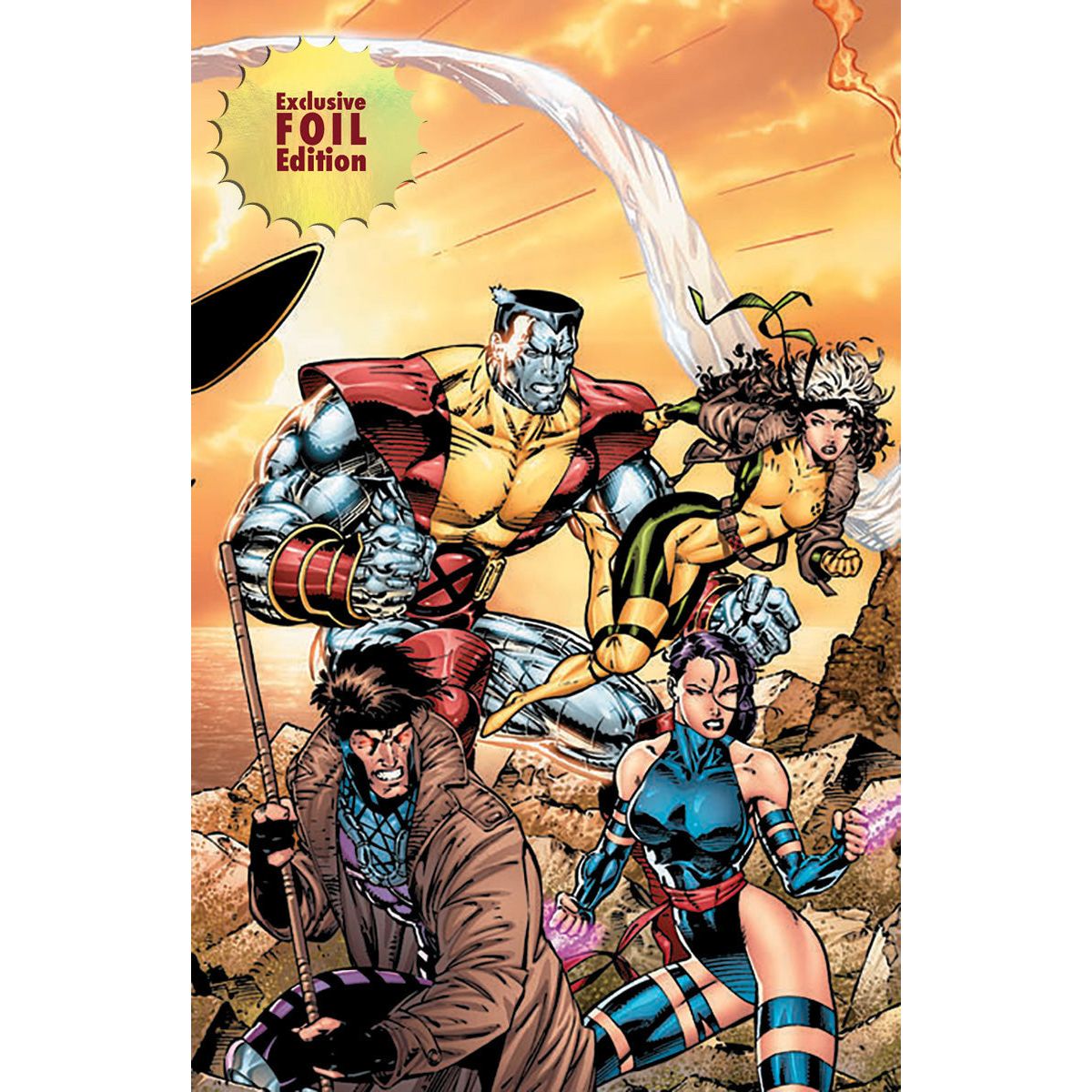 4 PACK 🚨 Limited Edition! 🚨] [FOIL] X-Men 1991 #1 Facsimile