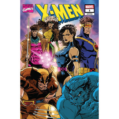 [FOIL] X-Men #1 (1991) Facsimile Unknown Comic Kaare Andrews MEGACON 2025 Exclusive Blue Team PREMIUM Var (02/05/2025)