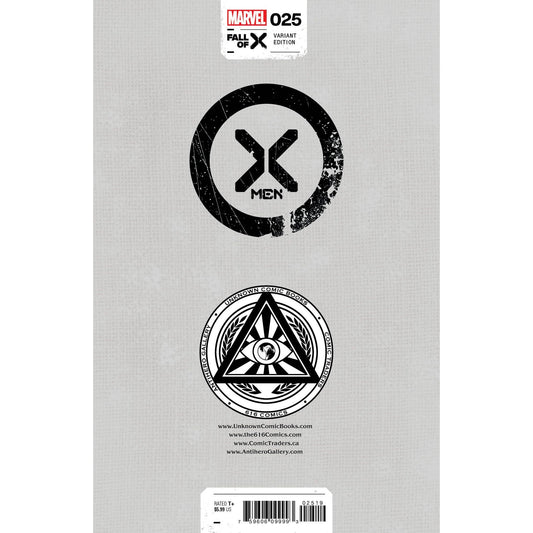 X-MEN #25 [FALL] UNKNOWN COMICS DAVID NAKAYAMA HELLFIRE EXCLUSIVE VIRGIN VAR (08/02/2023)