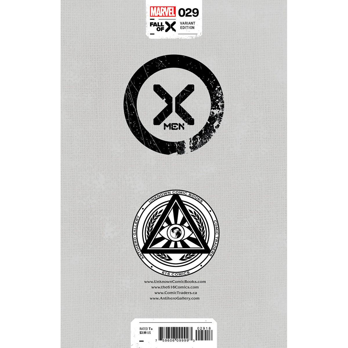 X-MEN #29 [FALL] UNKNOWN COMICS DAVID NAKAYAMA EXCLUSIVE VIRGIN