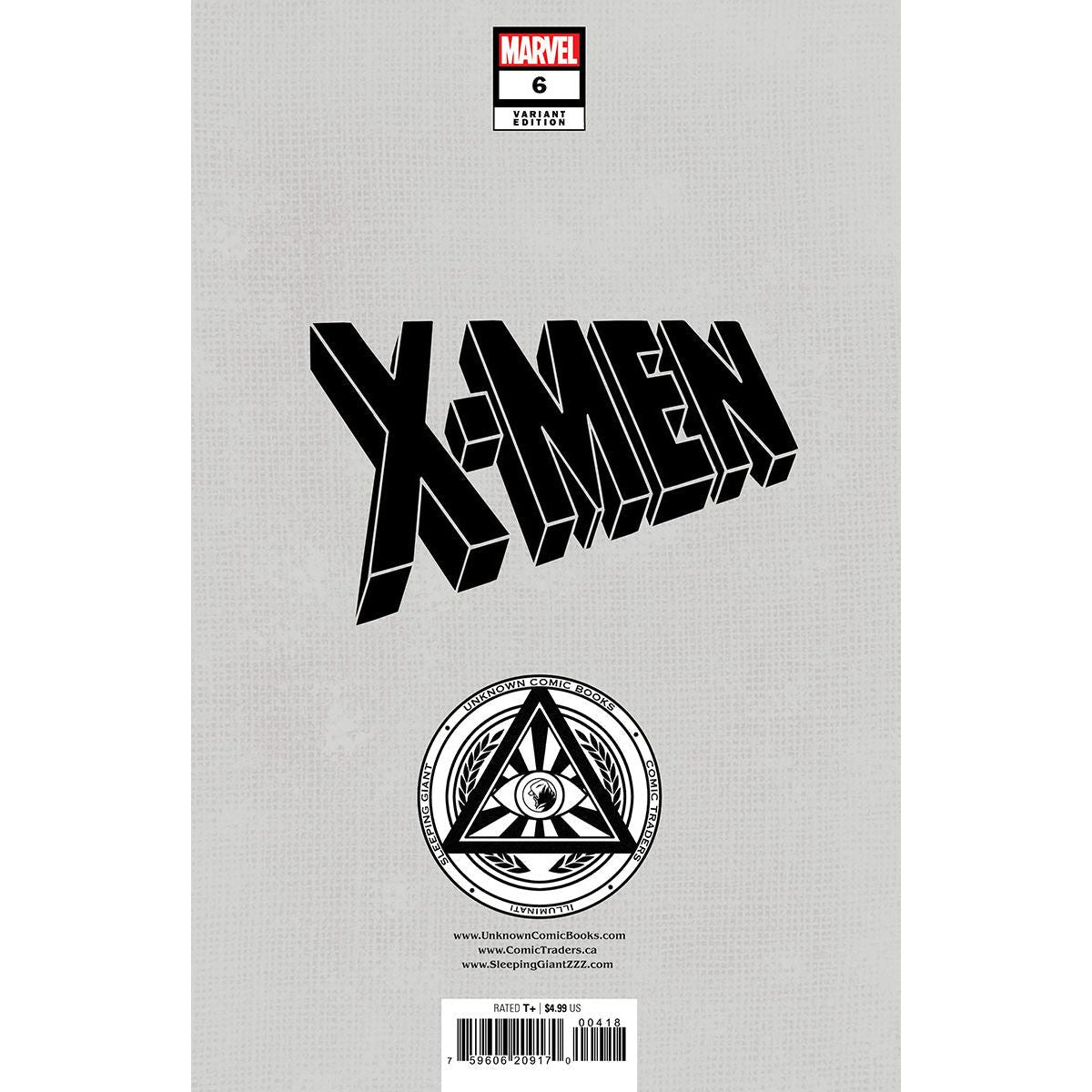 [Signed by Tyler Kirkham] X-MEN #6 Tyler Kirkham Unknown Connecting Cover Excl Var