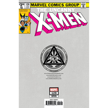[Signed by Nathan Szerdy] X-MEN #129 FACSIMILE EDITION UNKNOWN COMICS NATHAN SZERDY EXCLUSIVE VIRGIN VAR [IN STOCK]