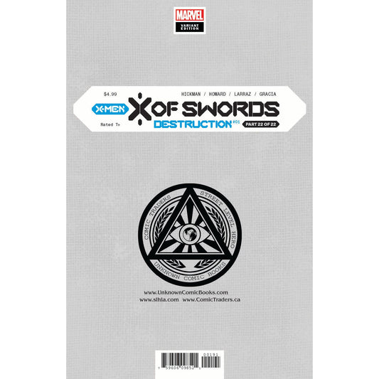 X OF SWORDS DESTRUCTION #1 UNKNOWN COMICS MICO SUAYAN EXCLUSIVE VAR (11/25/2020)