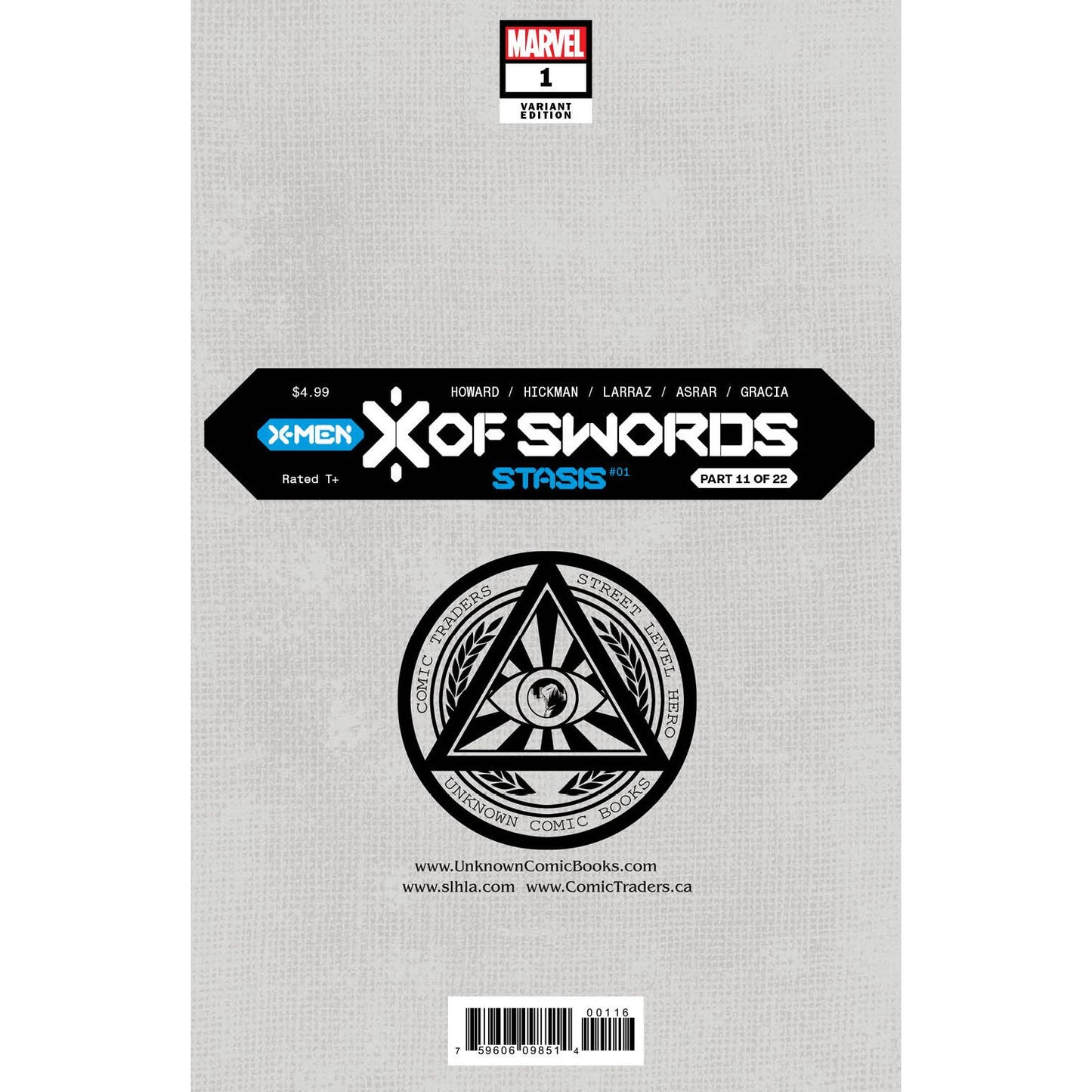 X Of Swords Stasis #1 Unknown Comics Mico Suayan Exclusive B&W Virgin Var (10/28/2020)
