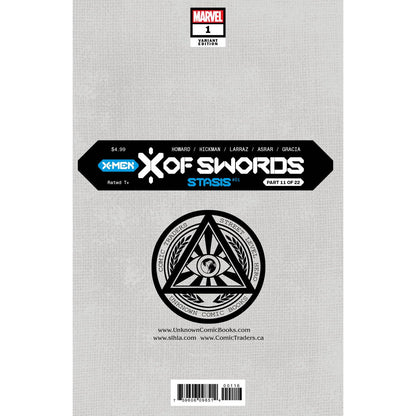 X Of Swords Stasis #1 Unknown Comics Mico Suayan Exclusive B&W Virgin Var (10/28/2020)