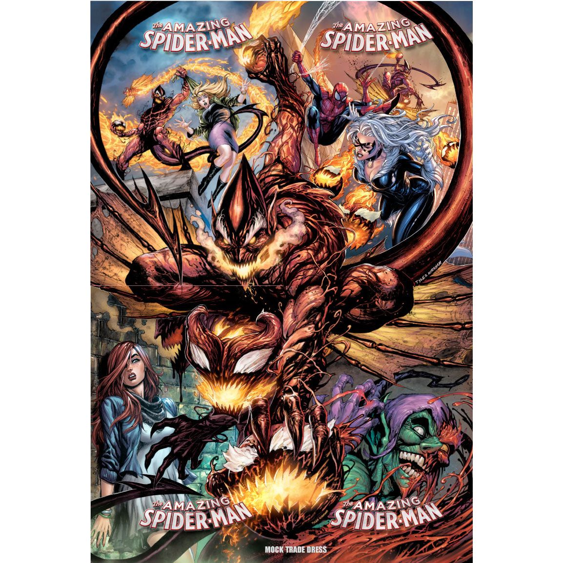 [4 PACK] AMAZING SPIDER-MAN #797, #798, #799, #800 UNKNOWN COMICS CONNECTING COVERS KIRKHAM 2018