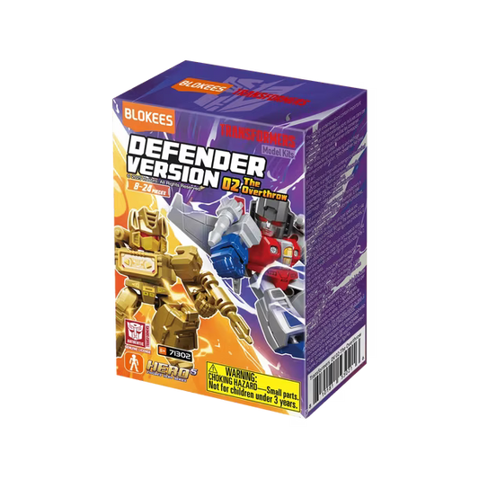 Blokees Transformers Defender Version Series 02 The Overthrow Model Kit Blind Box