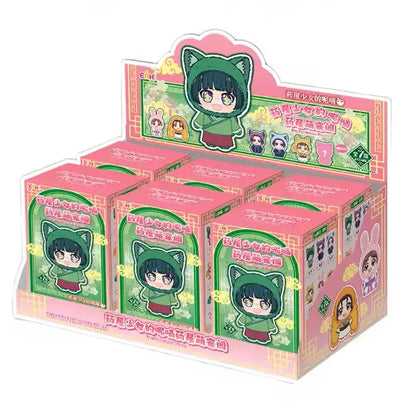 Full Box of 6 EAKI Apothecary Diaries Pet Pavilion Plush Keychain Blind Boxes