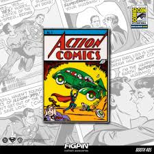 Figpin Superman Comic Cover SDCC Exclusive
