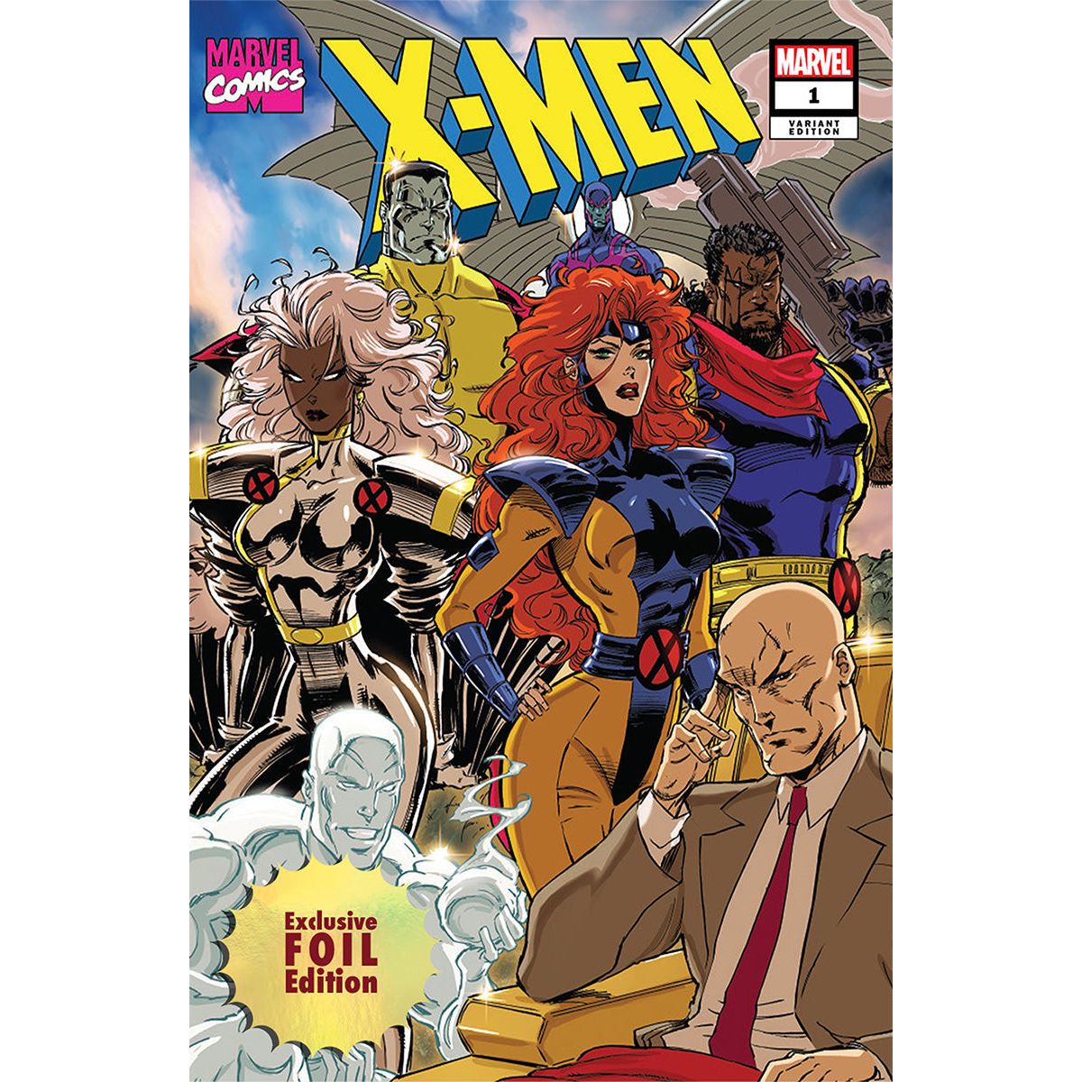FOIL X Men 1 1991 Facsimile Unknown Comic Kaare Andrews MEGACON 2 foil-x-men-1-1991-facsimile-unknown-comic-kaare-andrews-megacon-2