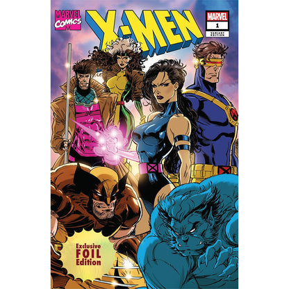 [FOIL] X-Men #1 (1991) Facsimile Unknown Comic Kaare Andrews MEGACON 2025 Exclusive Blue Team PREMIUM Var (02/05/2025)