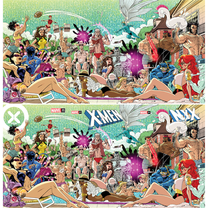 [2 Pack] X-Men #35 Unknown Comics Kaare Andrews Exclusive Connecting  Var [Fhx] (06/05/2024)