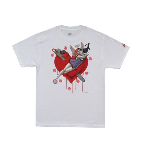 Harley Quinn Bombshell Heartbreak Batman DC Comics Adult T-Shirt